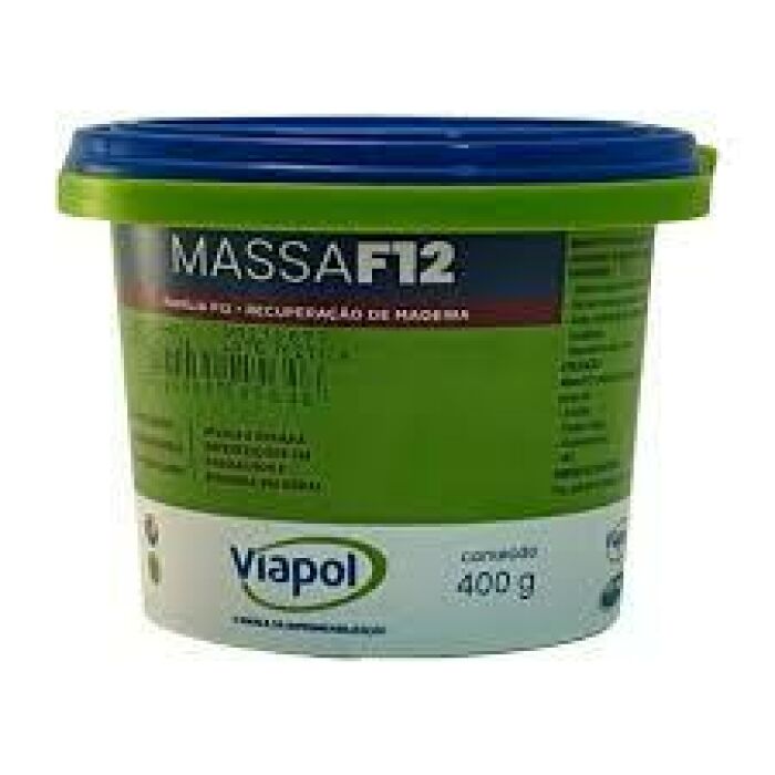 MASSA PARA MADEIRA F12 CEREJEIRA 400 GR - VIAPOL - Xangrilá Tintas